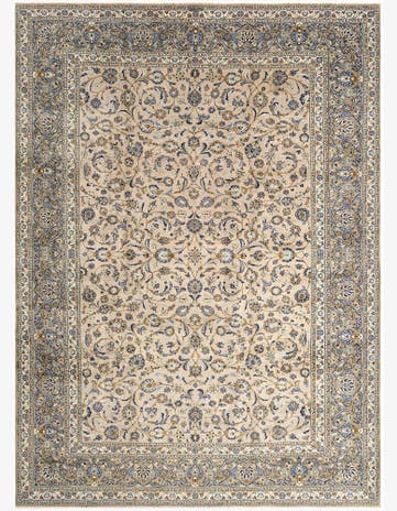 9' 11 x 13' 10 Kashan Wool Rug
