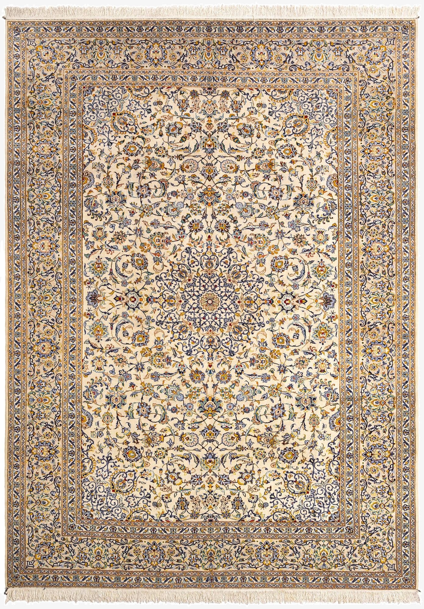 9' 10 x 13' 10 Kashan Wool Rug