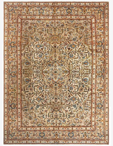 8' 7 x 11' 8 Kashan Wool Rug