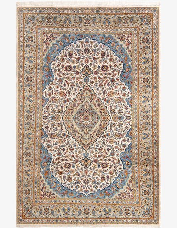 7' 11 x 11' 9 Kashan Wool Rug