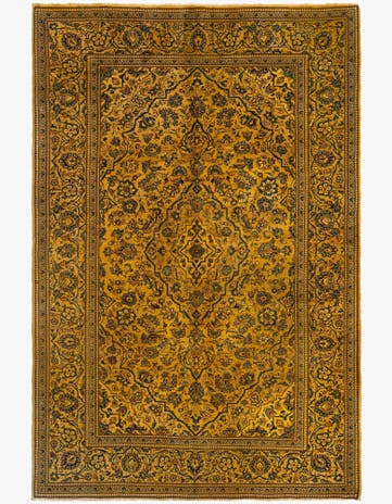 6' 6 x 9' 11 Kashan Wool Rug