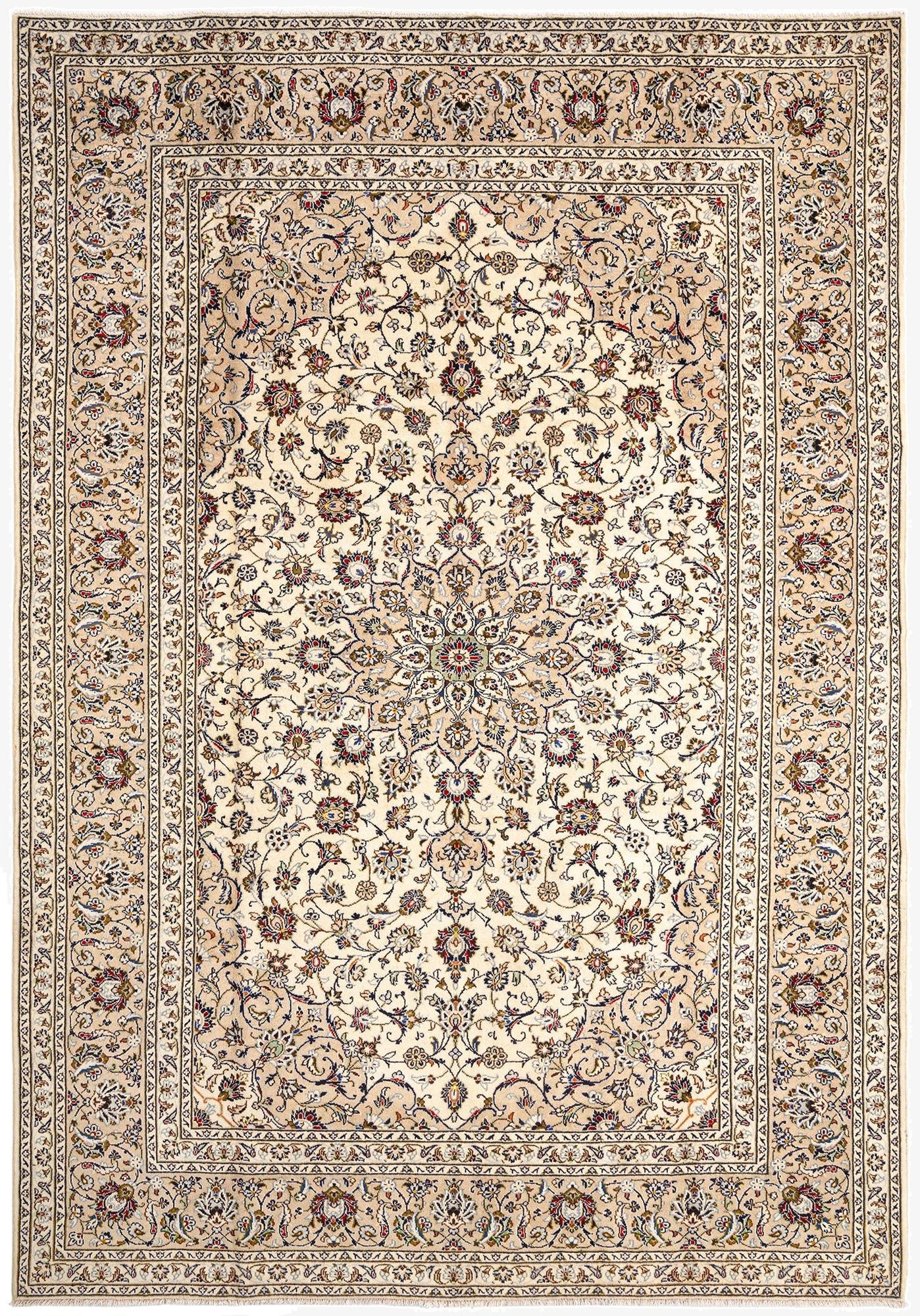 8' 2 x 11' 10 Kashan Wool Rug