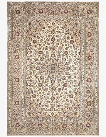 8' 2 x 11' 10 Kashan Wool Rug