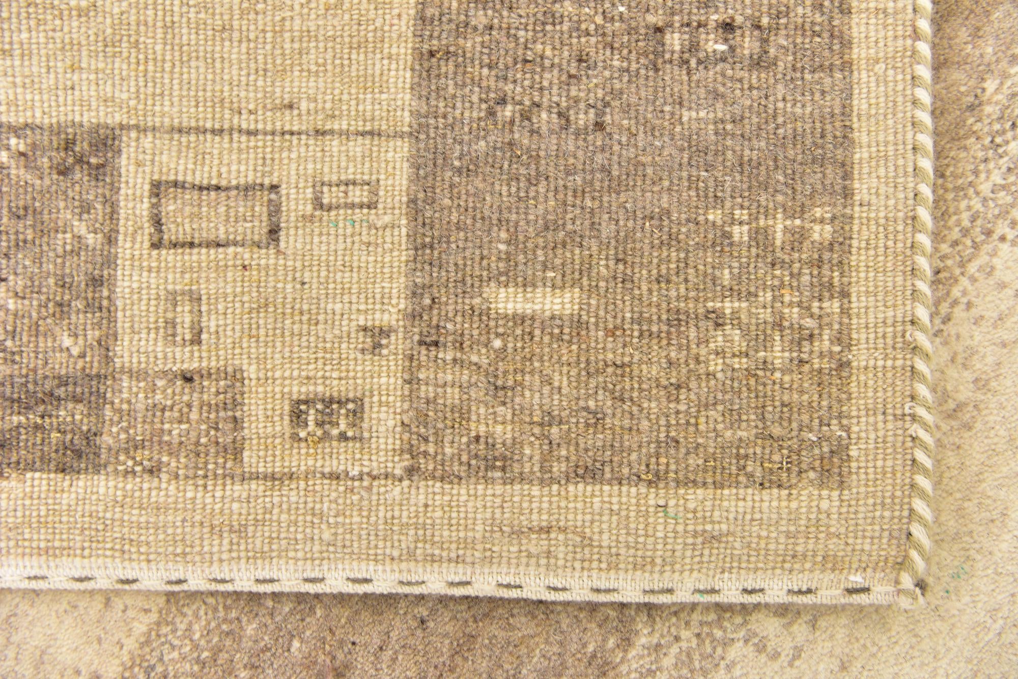 4' x 6' 2 Hand Knotted Kashkuli Gabbeh Wool Rug