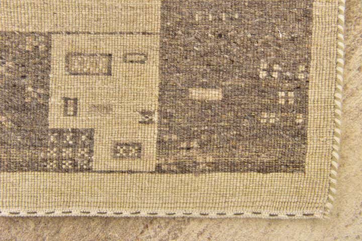 3' 10 x 5' 10 Hand Knotted Kashkuli Gabbeh Wool Rug