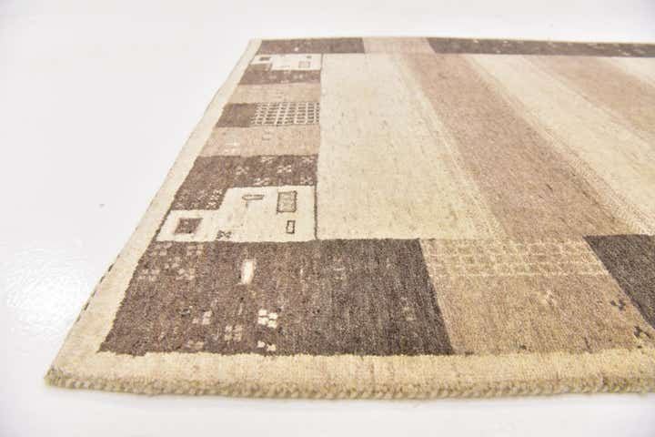 3' 10 x 5' 10 Hand Knotted Kashkuli Gabbeh Wool Rug
