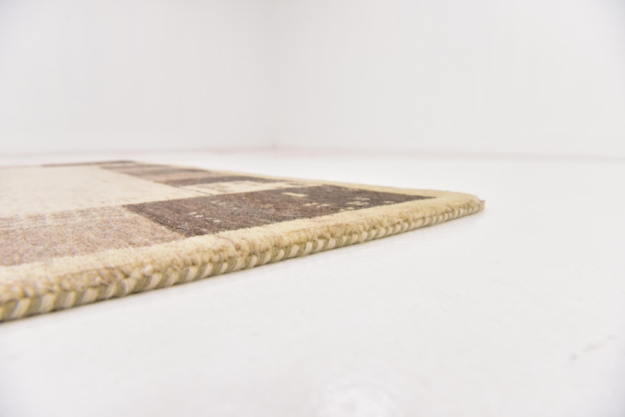 3' 10 x 5' 10 Hand Knotted Kashkuli Gabbeh Wool Rug