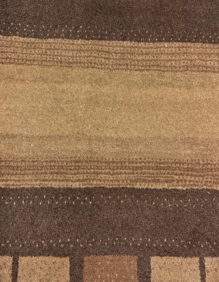 Detail image of 2' 7 x 4' 4  Hand Knotted Kashkuli Gabbeh Wool Rug