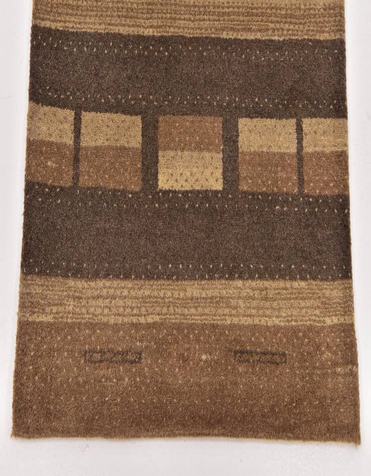 Detail image of 2' 7 x 4' 4  Hand Knotted Kashkuli Gabbeh Wool Rug