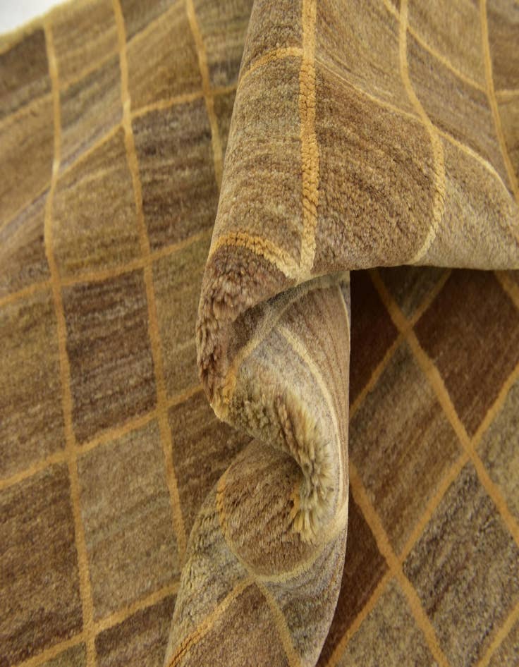 Detail image of 5' 4 x 8'  Hand Knotted Kashkuli Gabbeh Wool Rug