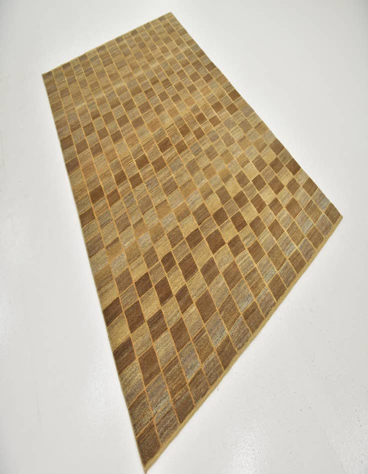 Detail image of 5' 4 x 8'  Hand Knotted Kashkuli Gabbeh Wool Rug