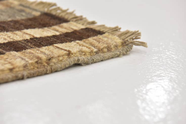 Detail image of 5' 8 x 8' Hand Knotted Kashkuli Gabbeh Wool Rug