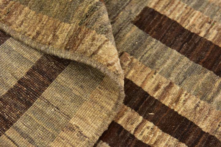 5' 8 x 8' Hand Knotted Kashkuli Gabbeh Wool Rug