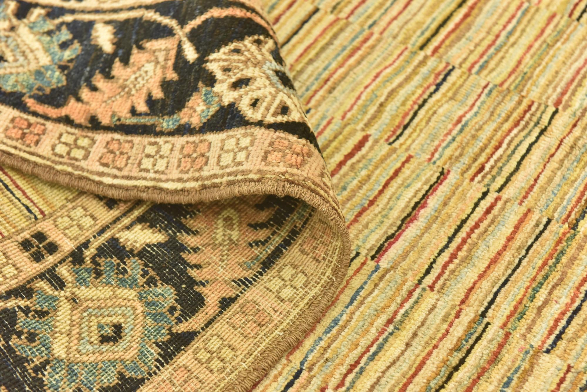 4' 8 x 6' 5 Hand Knotted Kashkuli Gabbeh Oriental Wool Rug