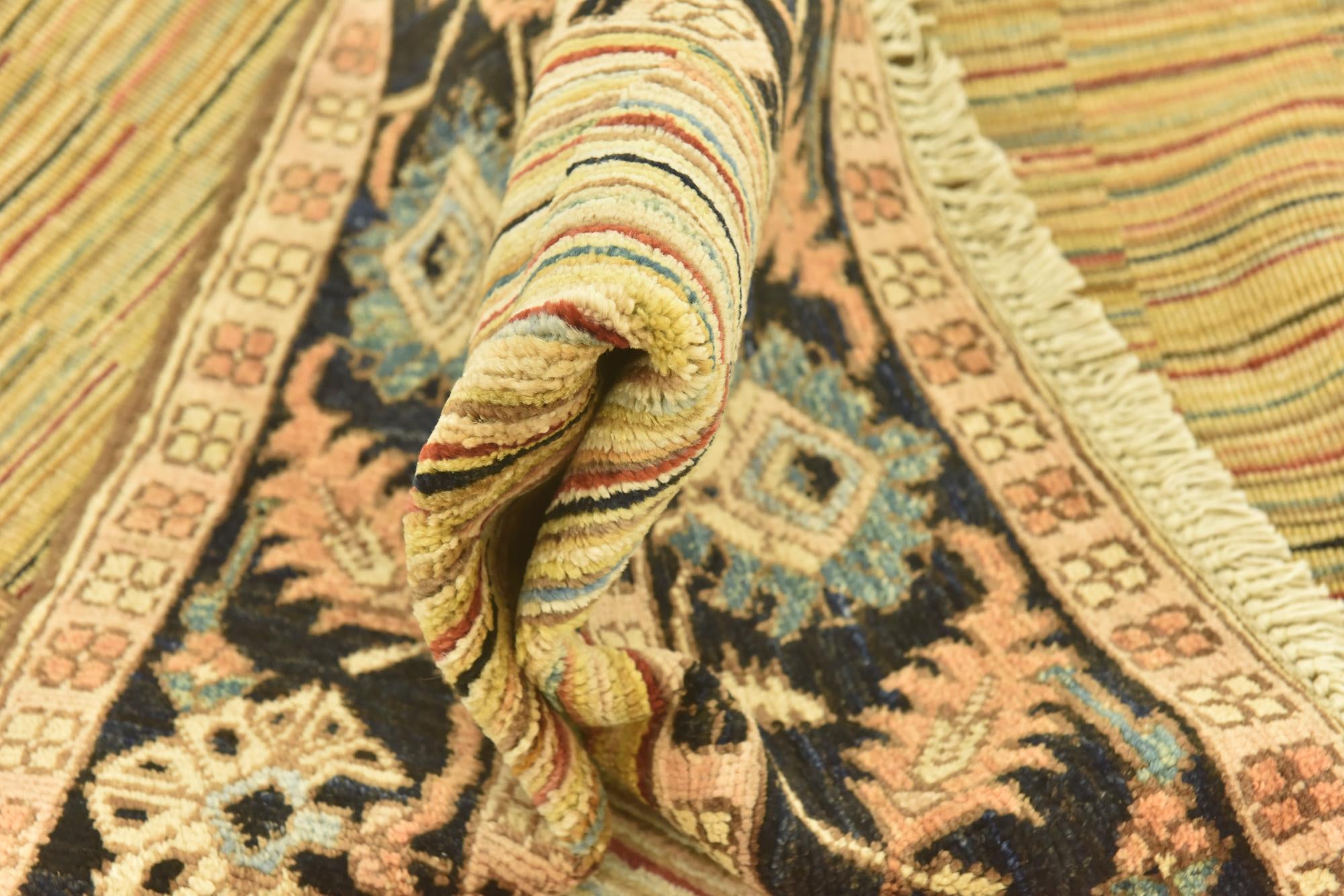 4' 8 x 6' 5 Hand Knotted Kashkuli Gabbeh Oriental Wool Rug