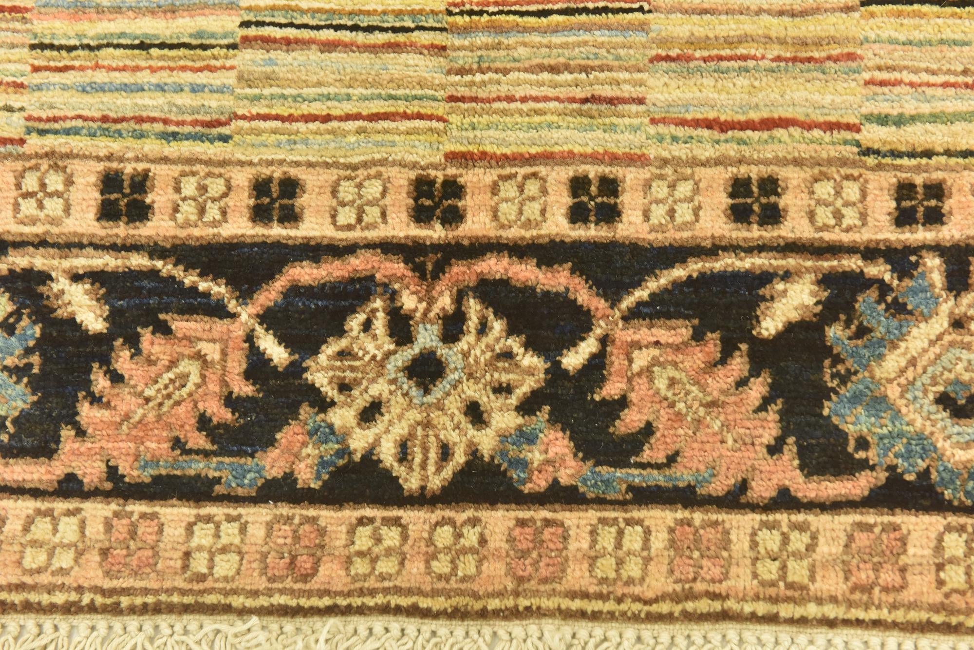 4' 8 x 6' 5 Hand Knotted Kashkuli Gabbeh Oriental Wool Rug
