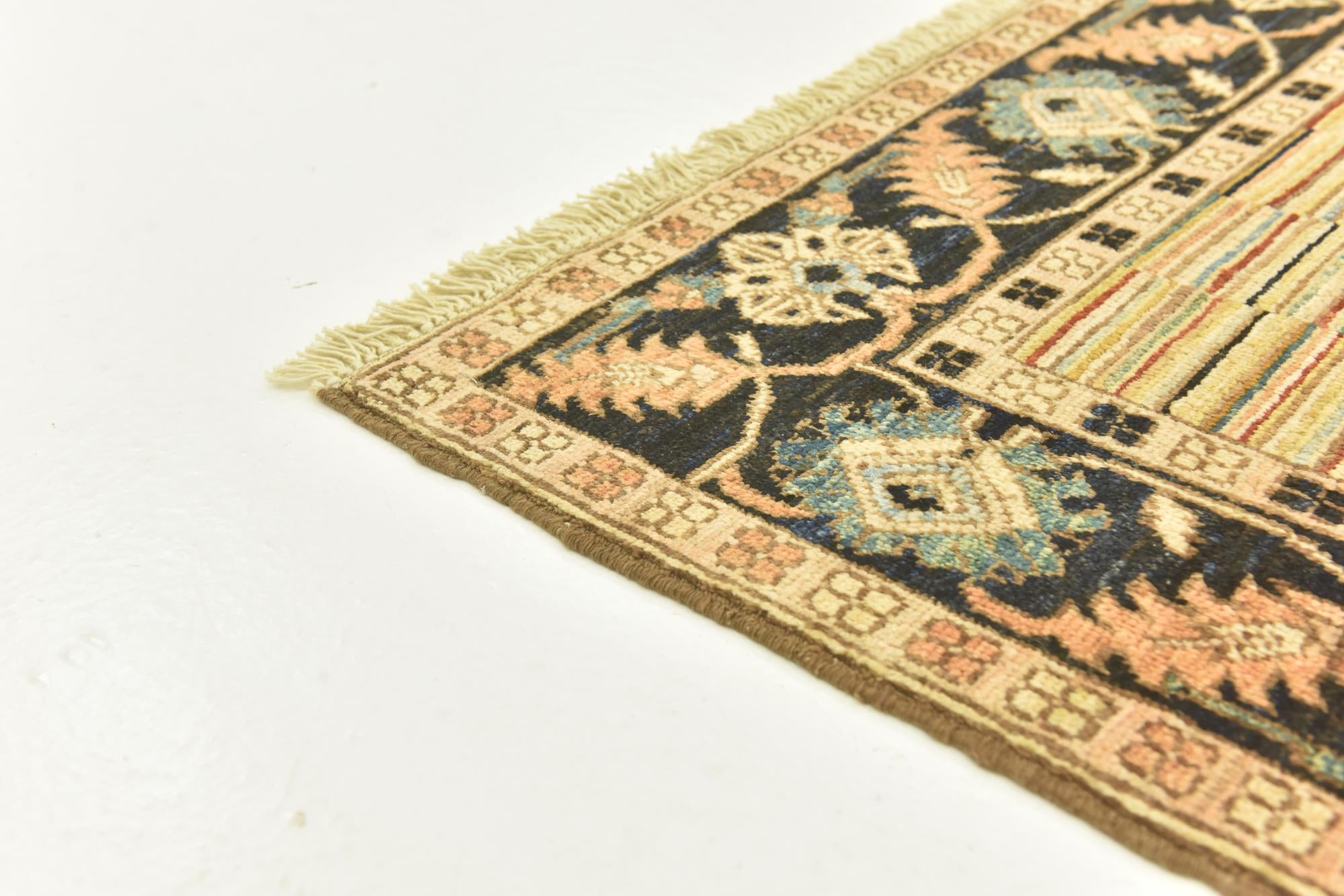 4' 8 x 6' 5 Hand Knotted Kashkuli Gabbeh Oriental Wool Rug