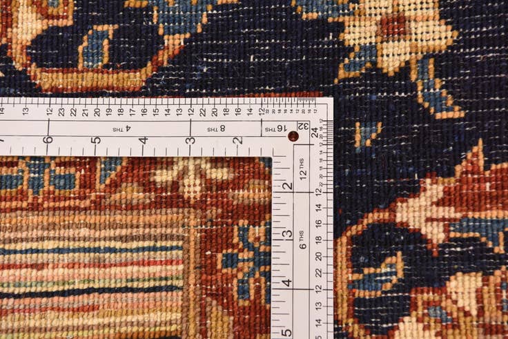 Detail image of 6' 2 x 9' 4 Hand Knotted Kashkuli Gabbeh Wool Rug