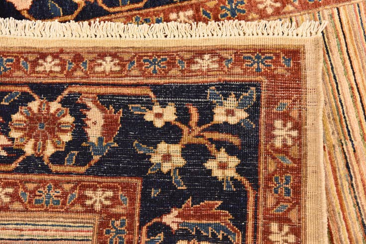 Detail image of 6' 2 x 9' 4 Hand Knotted Kashkuli Gabbeh Wool Rug