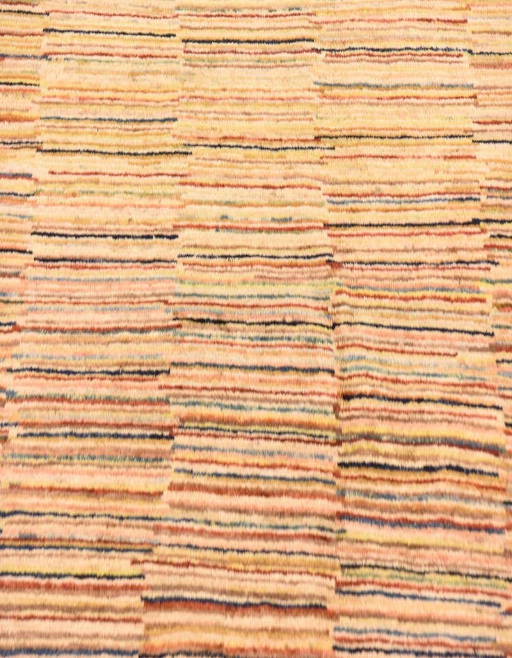 Detail image of 6' 2 x 9' 4 Hand Knotted Kashkuli Gabbeh Wool Rug