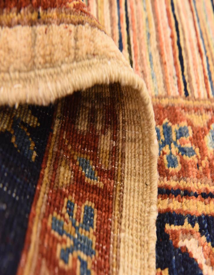 Detail image of 6' 2 x 9' 4 Hand Knotted Kashkuli Gabbeh Wool Rug