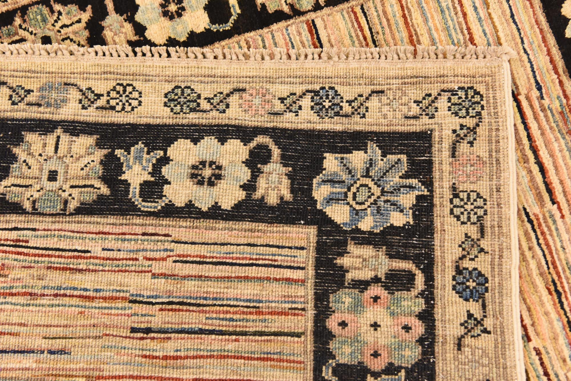 5' x 6' 5 Hand Knotted Kashkuli Gabbeh Wool Rug