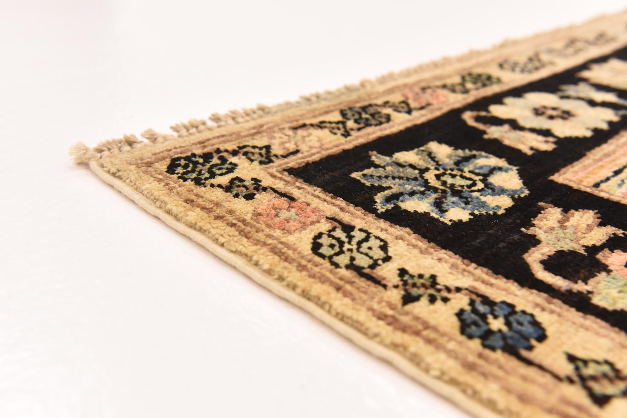 5' x 6' 5 Hand Knotted Kashkuli Gabbeh Wool Rug