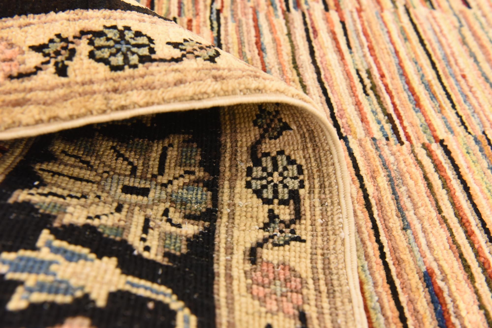 5' x 6' 5 Hand Knotted Kashkuli Gabbeh Wool Rug