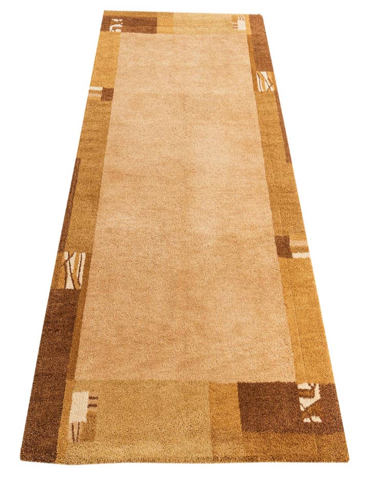 Detail image of 4' 7 x 6' 6 Kashkuli Gabbeh Wool Rug