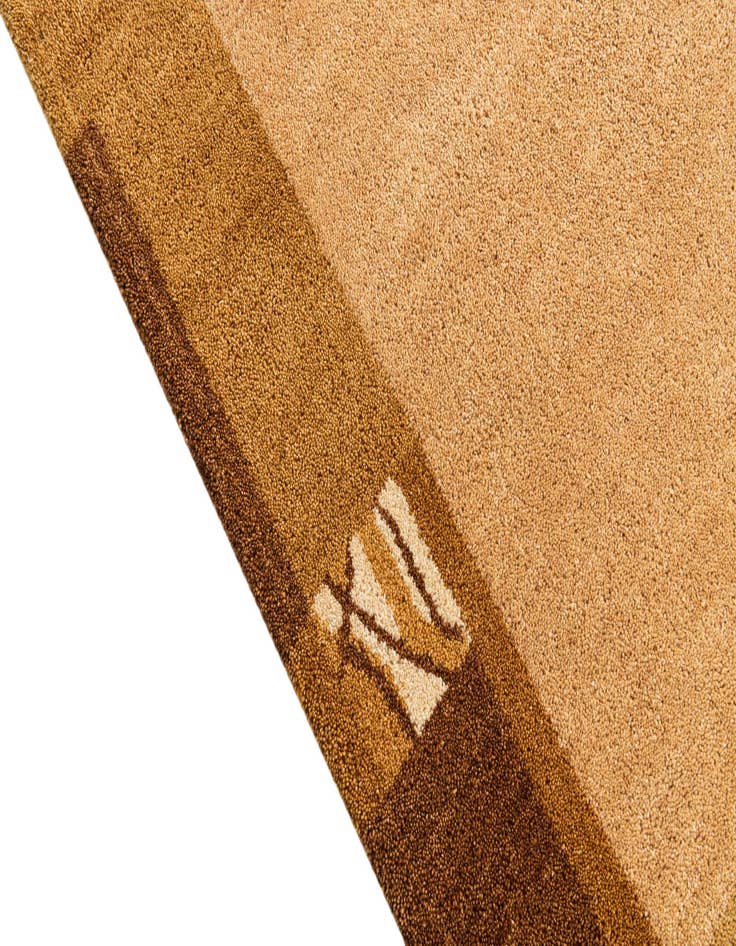 Detail image of 4' 7 x 6' 6 Kashkuli Gabbeh Wool Rug