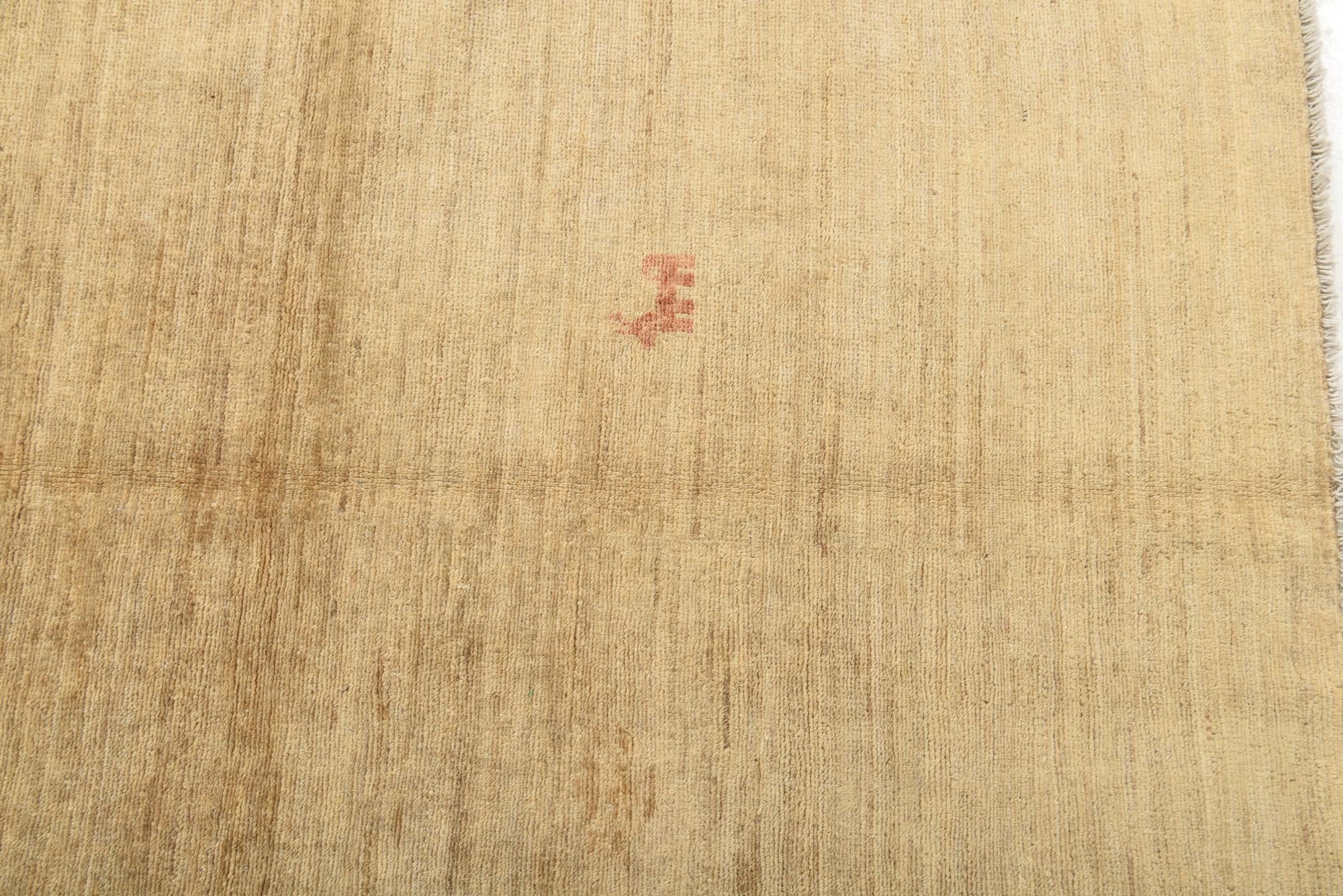 3' 4 x 5' Hand Knotted Kashkuli Gabbeh Wool Rug
