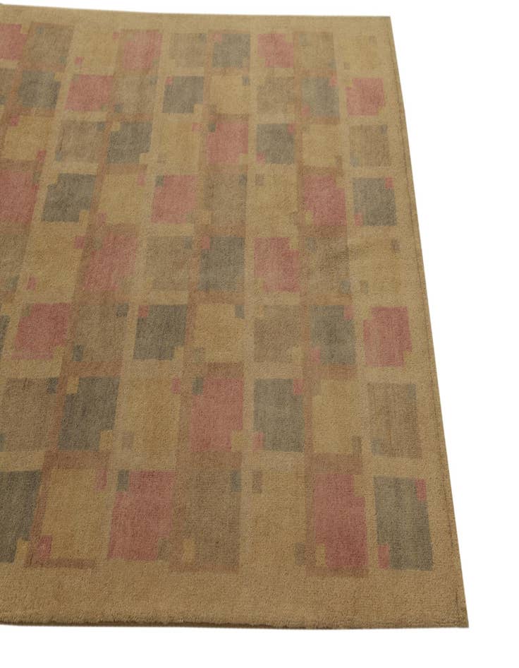 Detail image of 4' 6 x 6' 6  Hand Knotted Kashkuli Gabbeh Wool Rug