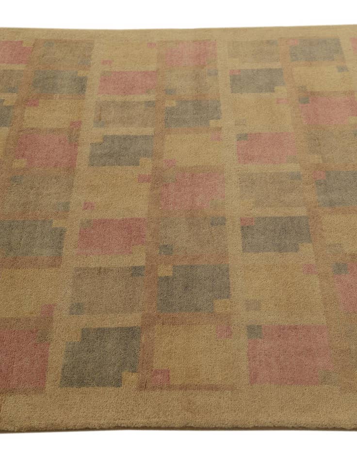 Detail image of 4' 6 x 6' 6  Hand Knotted Kashkuli Gabbeh Wool Rug