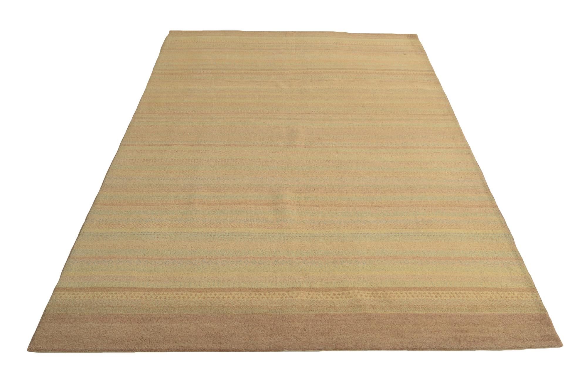 5' 8 x 8' 8 Hand Knotted Kashkuli Gabbeh Wool Rug
