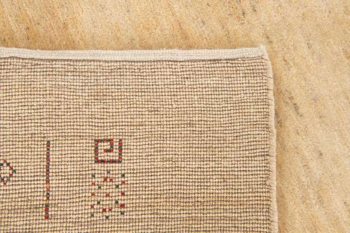 4' 11 x 6' 7 Hand Knotted Kashkuli Gabbeh Persian Wool Rug