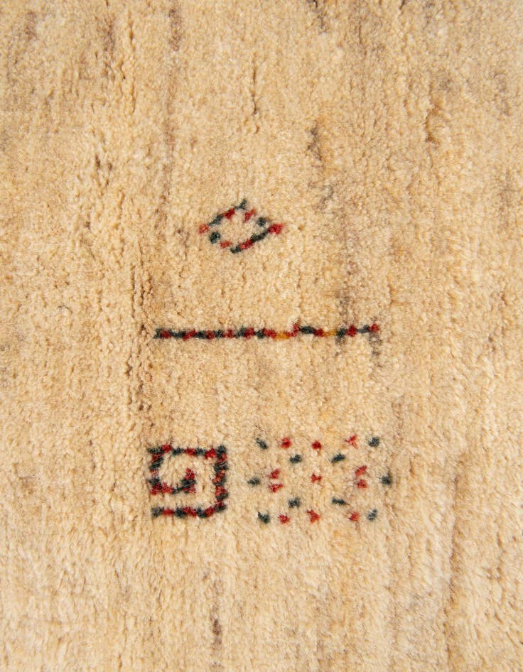 Detail image of 4' 11 x 6' 7  Hand Knotted Kashkuli Gabbeh Persian Wool Rug