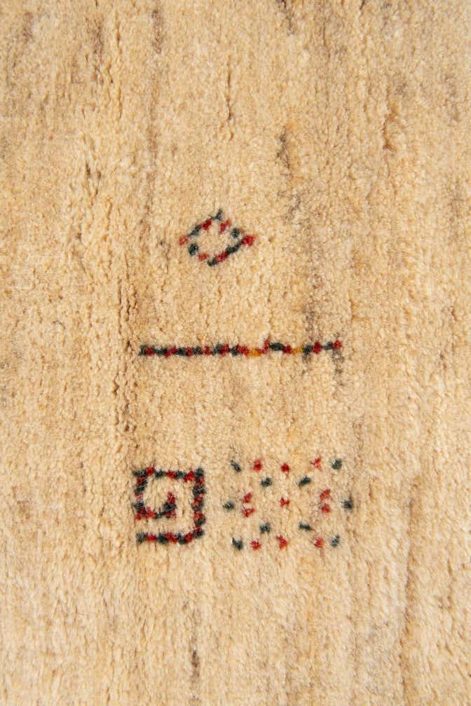 4' 11 x 6' 7 Hand Knotted Kashkuli Gabbeh Persian Wool Rug