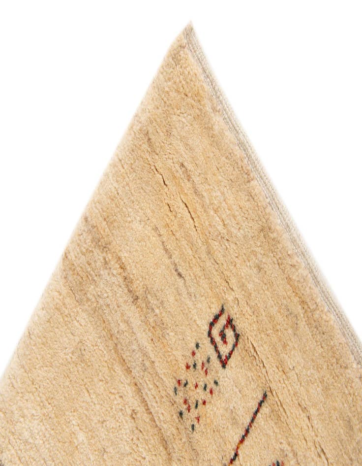 Detail image of 4' 11 x 6' 7  Hand Knotted Kashkuli Gabbeh Persian Wool Rug