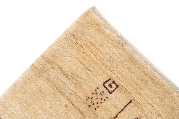 4' 11 x 6' 7 Hand Knotted Kashkuli Gabbeh Persian Wool Rug