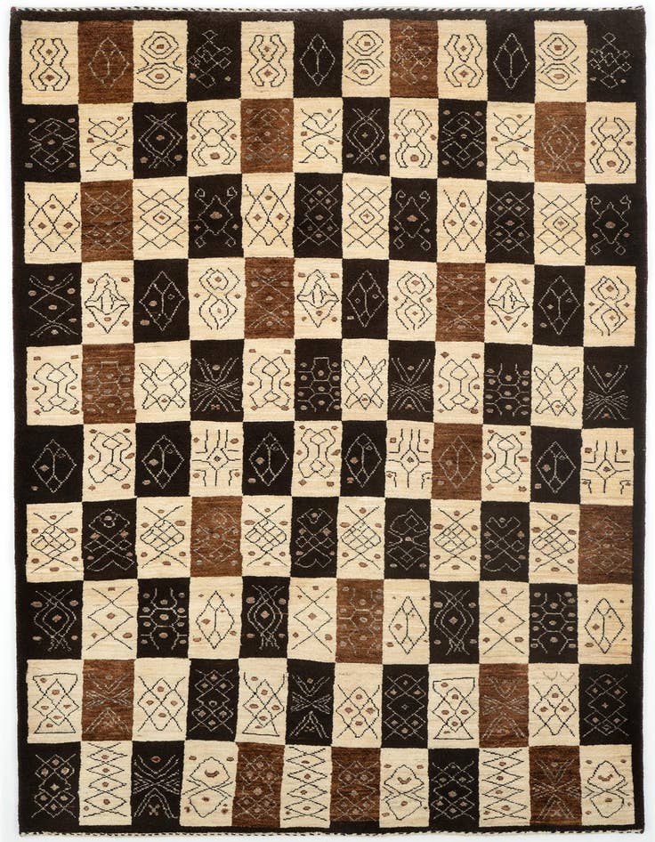 Detail image of 4' 1 x 6' 6 Kashkuli Wool Rug