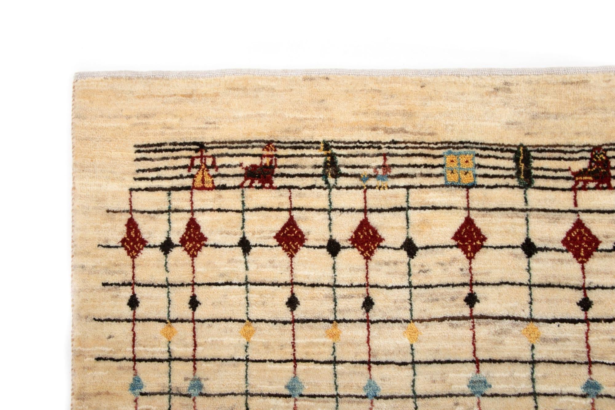 2' 10 x 4' 5 Kashkuli Wool Rug