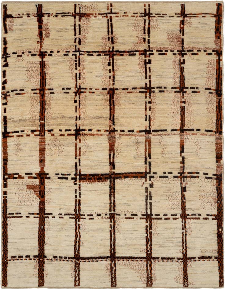 Detail image of 5' 8 x 7' 9 Kashkuli Wool Rug