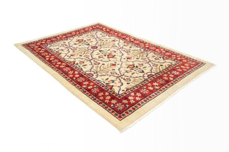 Detail image of 5' 7 x 7' 10 Hand Knotted Kashkuli Persian Rug