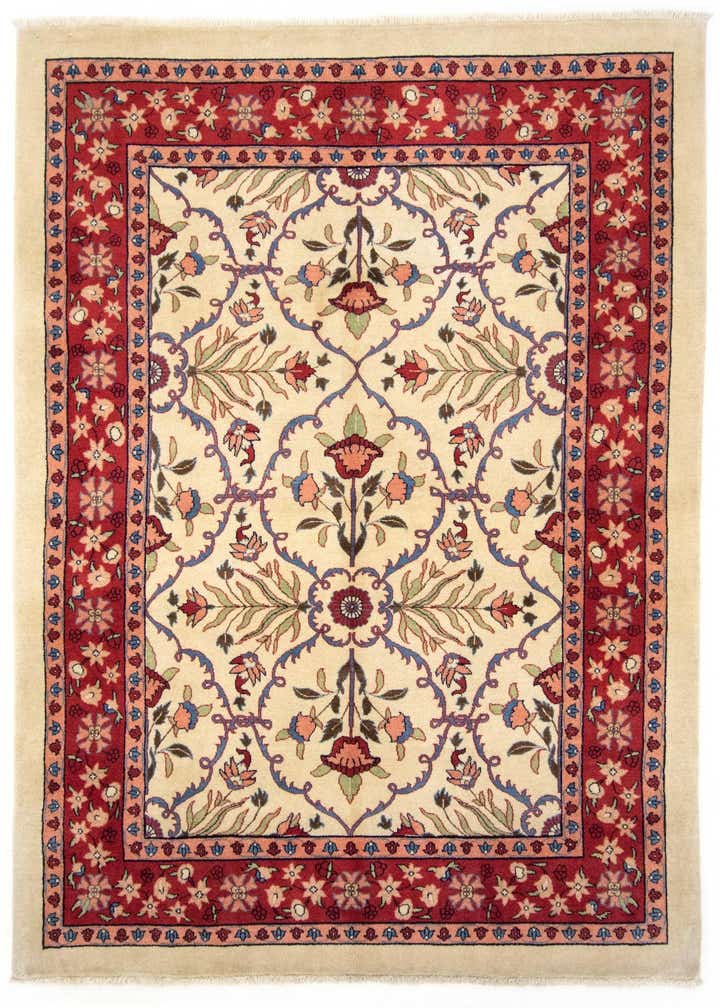 5' 7 x 7' 10 Hand Knotted Kashkuli Persian Rug