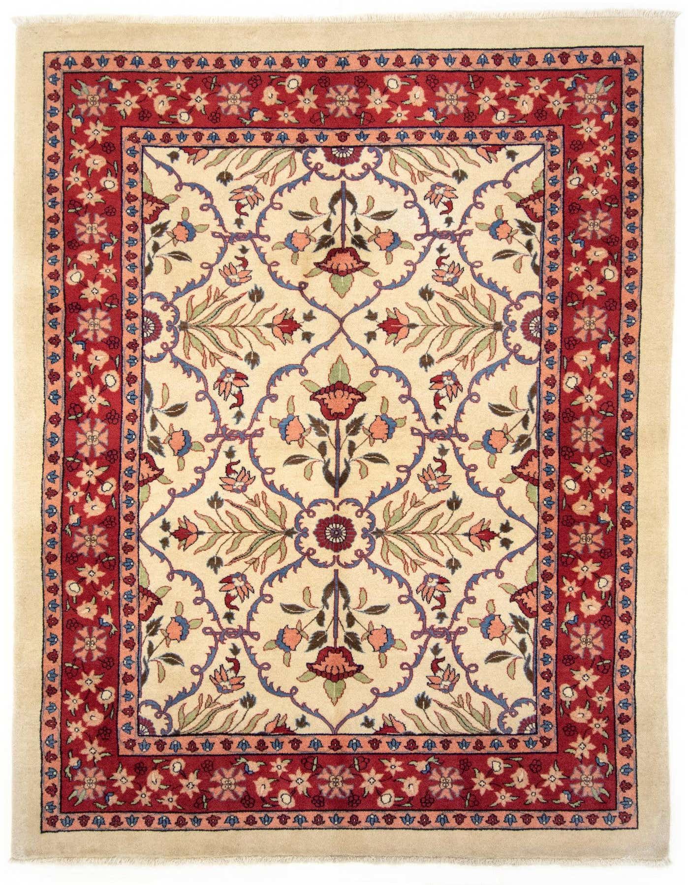 5' 7 x 7' 10 Hand Knotted Kashkuli Persian Rug