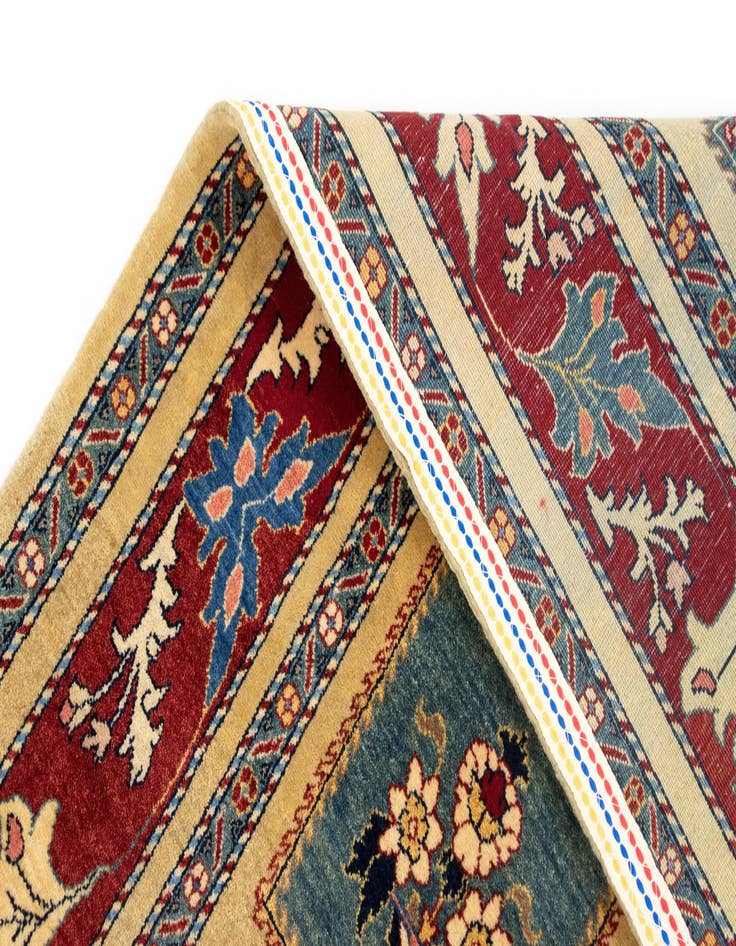 Detail image of 5' 5 x 8' 2  Hand Knotted Kashkuli Persian Rug