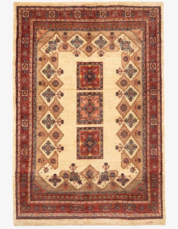 5' 2 x 7' 5 Kashkuli Rug