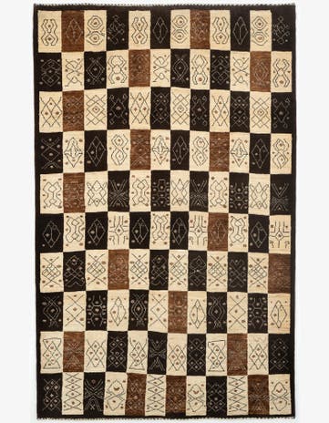 4' 1 x 6' 6 Kashkuli Wool Rug