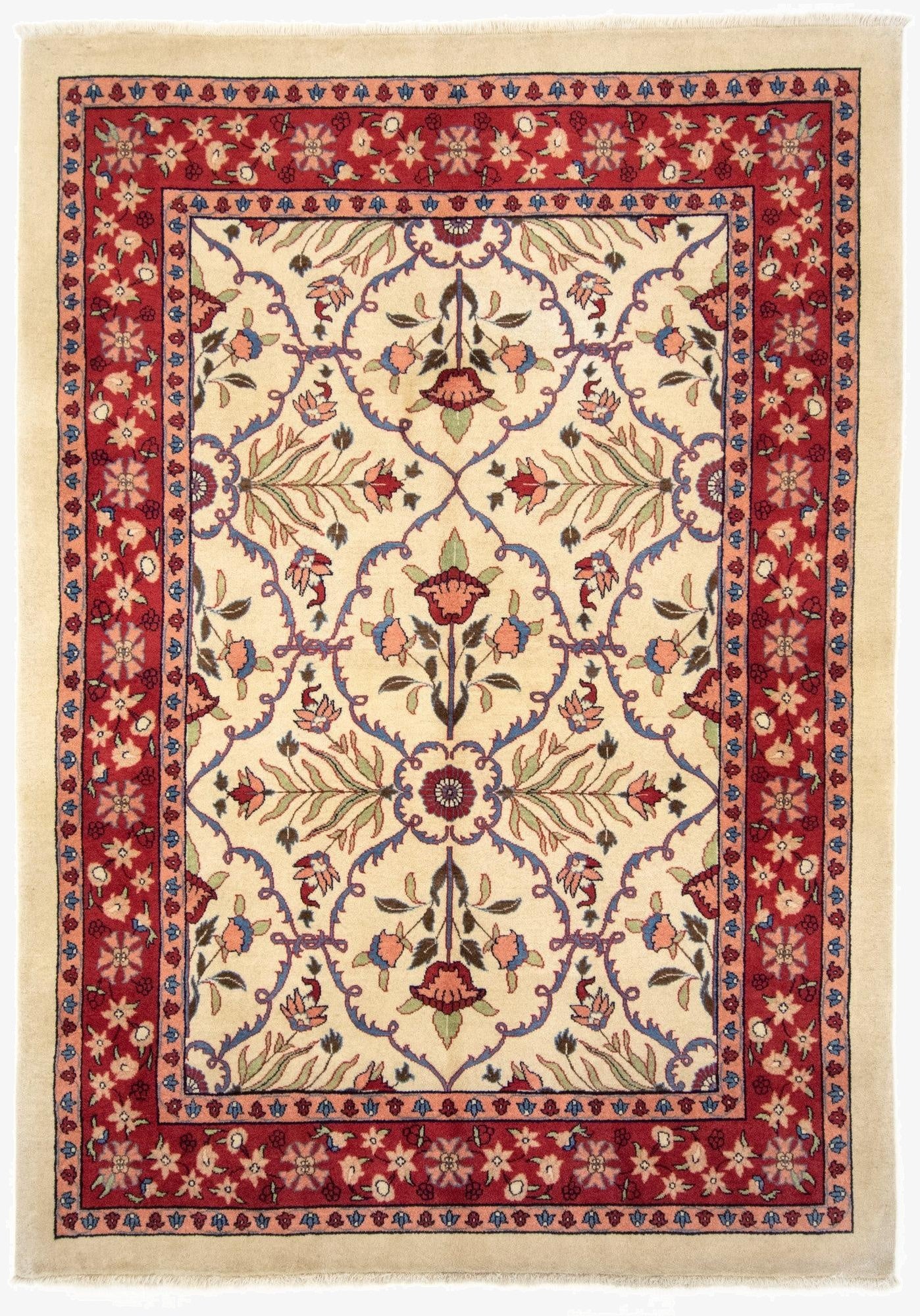 5' 7 x 7' 10  Hand Knotted Kashkuli Persian Rug