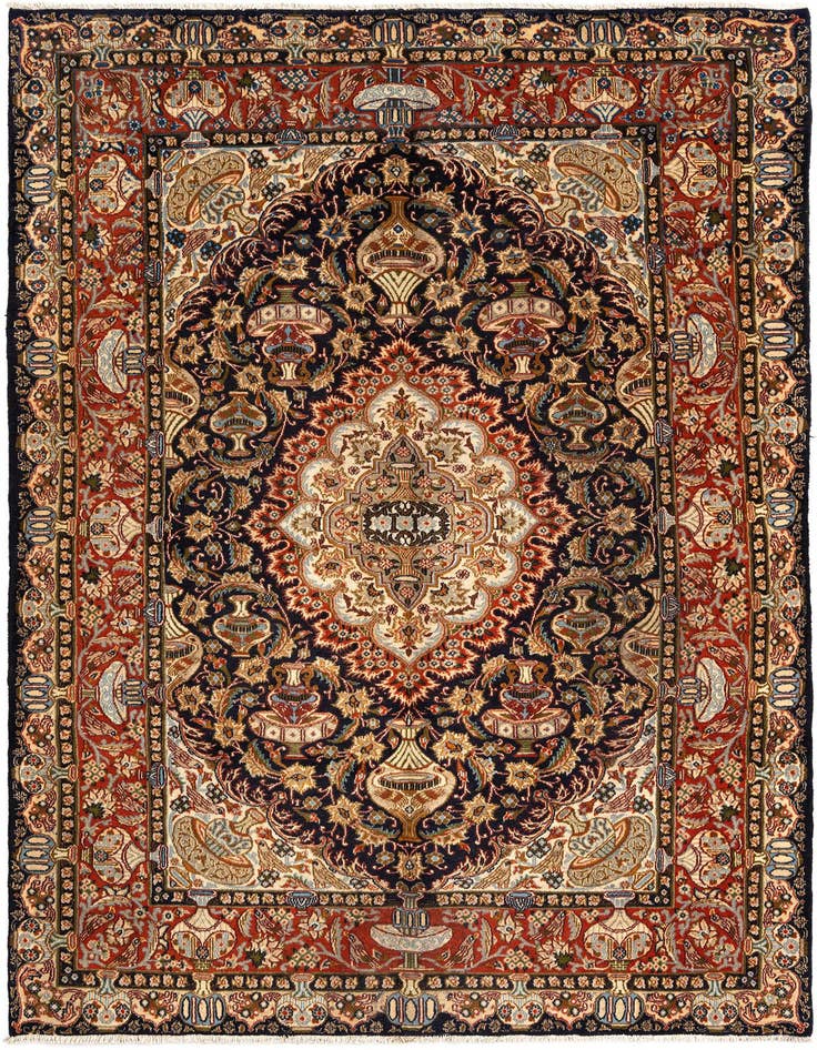 Detail image of 6' 6 x 9' 7 Kashmar Wool Rug